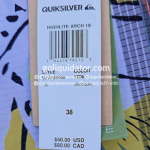 Lotes de ropa Quiksilver, Billabong, RVCA, Volcom, Roxy, en liquidación al por mayor.