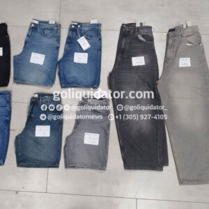 Jeans mixtos de grandes marcas por contenedor