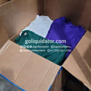 Lotes de camisetas de reconocida marca deportiva sin logo exterior