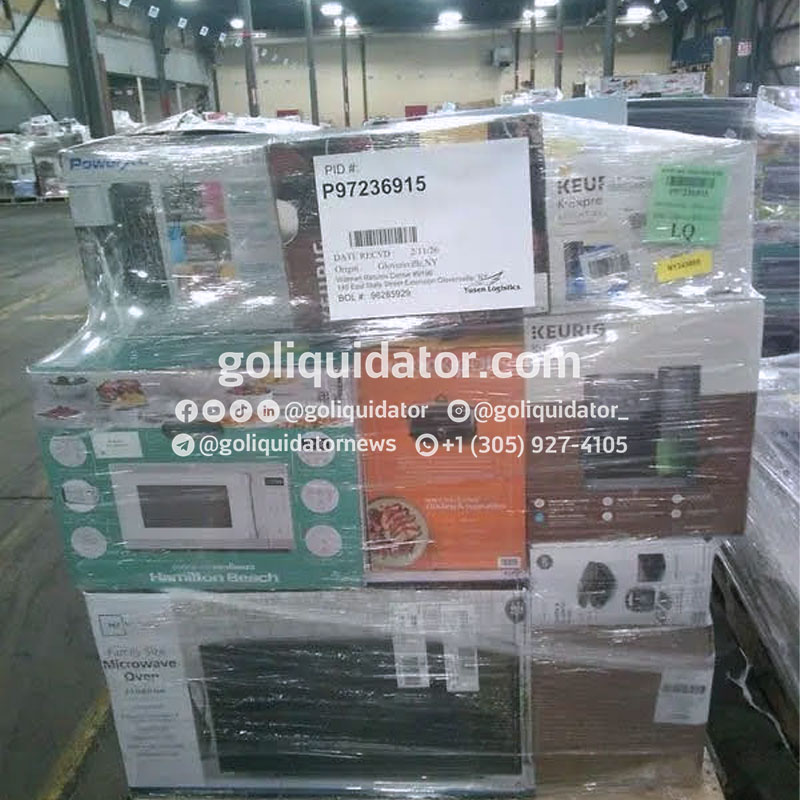 Lote de pequeños electrodomésticos provenientes de Walmart