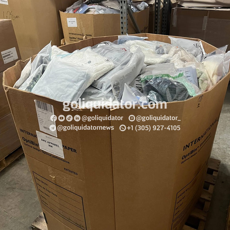 Pallets de ropa nueva de Amazon