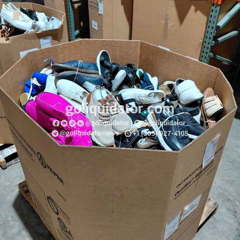 Pallets de zapatos nuevos de Amazon