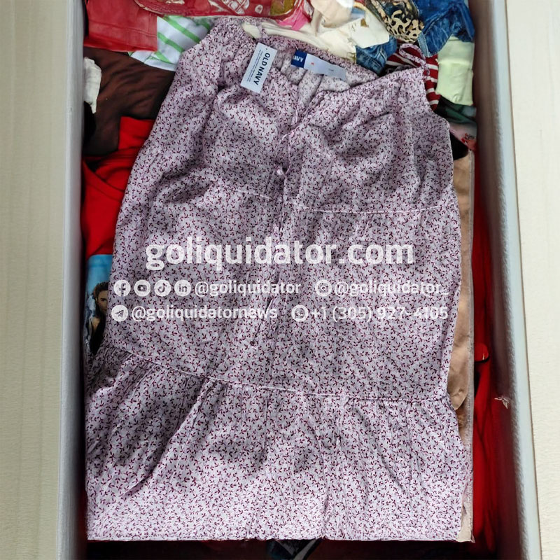 Pallets de ropa mixta para niños y mujeres de reconocida marca