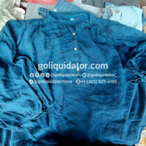 Pallets de ropa mixta para niños y mujeres de reconocida marca