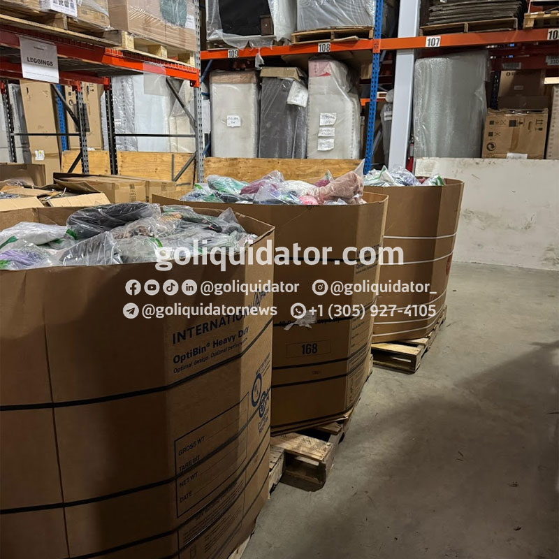 Pallets de ropa nueva de Amazon