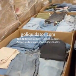 Pallets de ropa Denim premium de tiendas Target