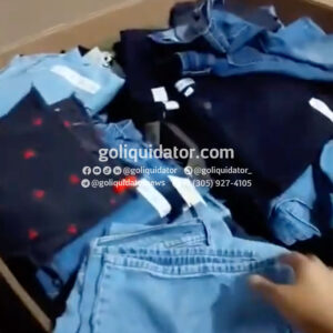 Pallets de ropa Denim premium de tiendas Target