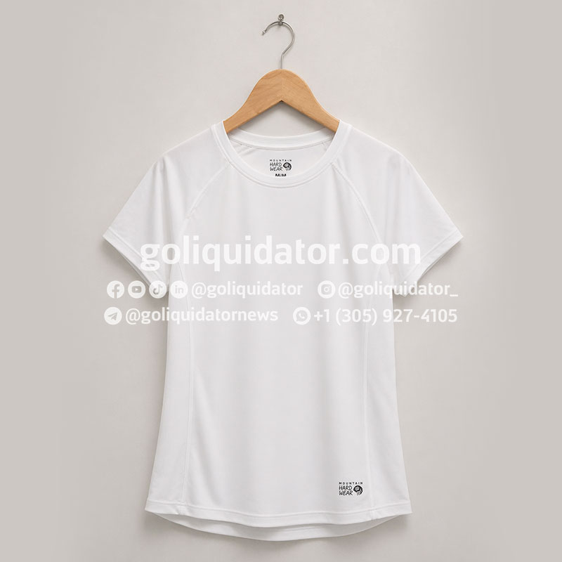 Lote de camisetas deportivas blancas para mujeres