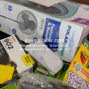 Pallets de mercancía en general para tiendas de descuento (bin stores)