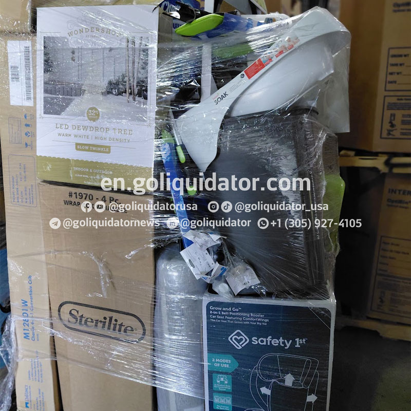 Lote de mercancía en general de tiendas por departamentos