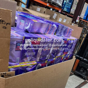Lote de toallas sanitarias, tampones y productos para la incontinencia femenina