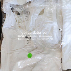 Lote de camisetas deportivas blancas para mujeres