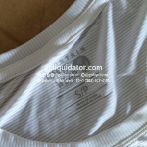 Lote de camisetas deportivas blancas para mujeres