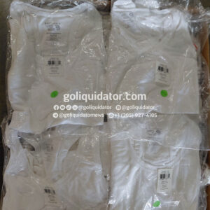 Lote de camisetas deportivas blancas para mujeres