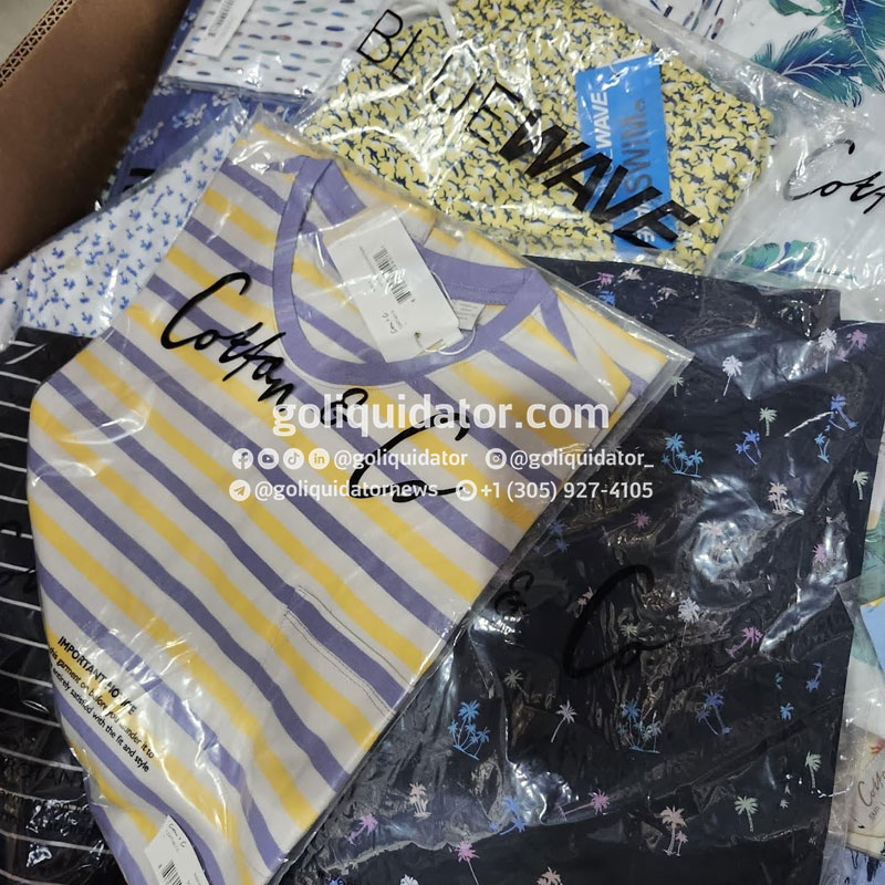 Lotes de ropa de hombre de verano de la marca Cotton & Co.
