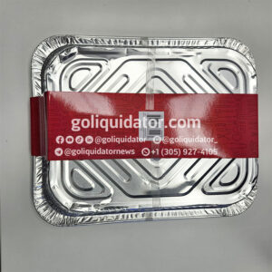Lote de bandejas de aluminio