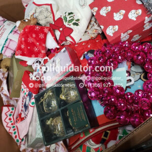 Artículos navideños por pallet o por camión.