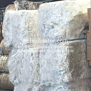 Pacas de pañales por contenedor o camión