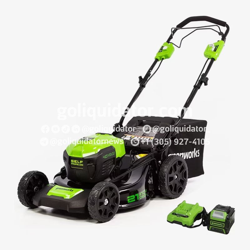 Lote de equipos de jardinería Greenworks
