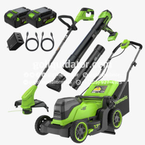 Lote de equipos de jardinería Greenworks