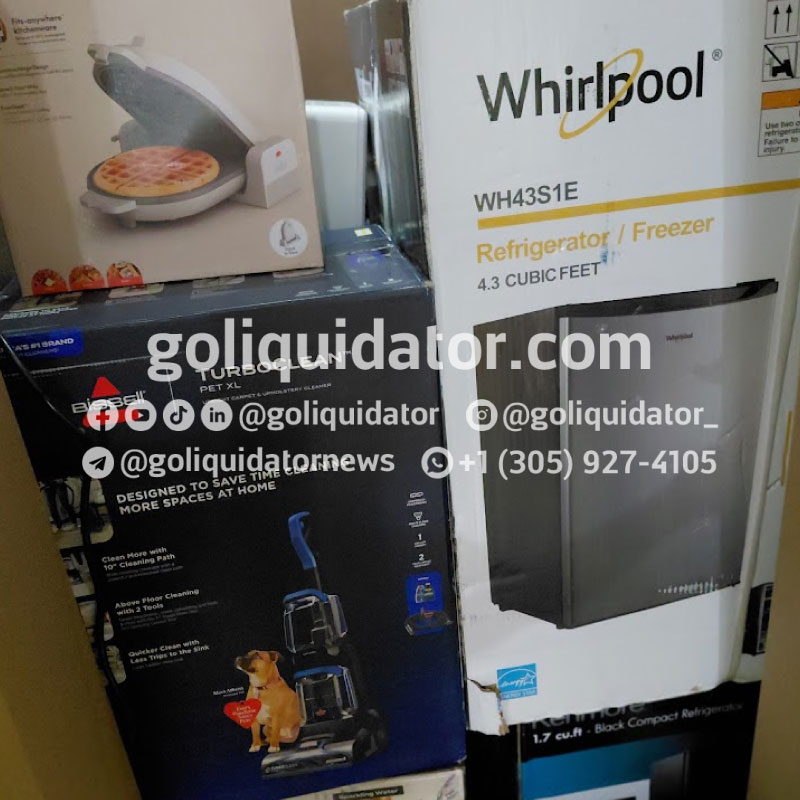 Pequeños electrodomésticos por contenedor