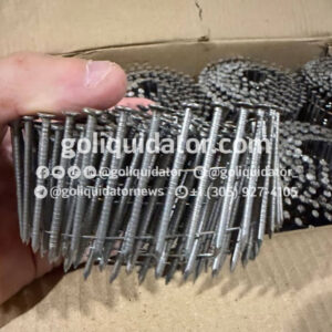 Lote de clavos de acero inoxidable