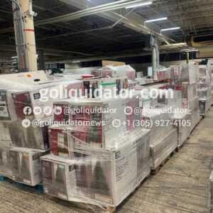 Artículos navideños por camión