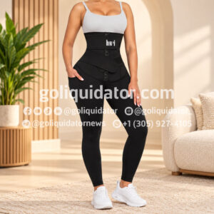 Lote de fajas moldeadoras, ropa deportiva y accesorios