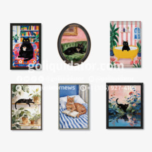 Lote de artículos de decoración para pared