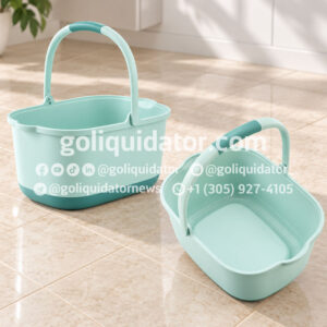 Lotes de baldes plásticos ergonómicos