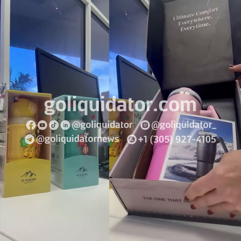 Vasos térmicos y accesorios Le Glacier por pallet (elige entre referencias para adultos o niños)